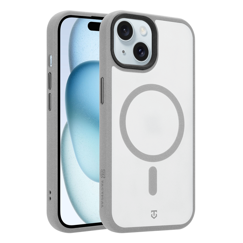 Tactical MagForce Hypersand tok az Apple iPhone 15-hez, világosszürke