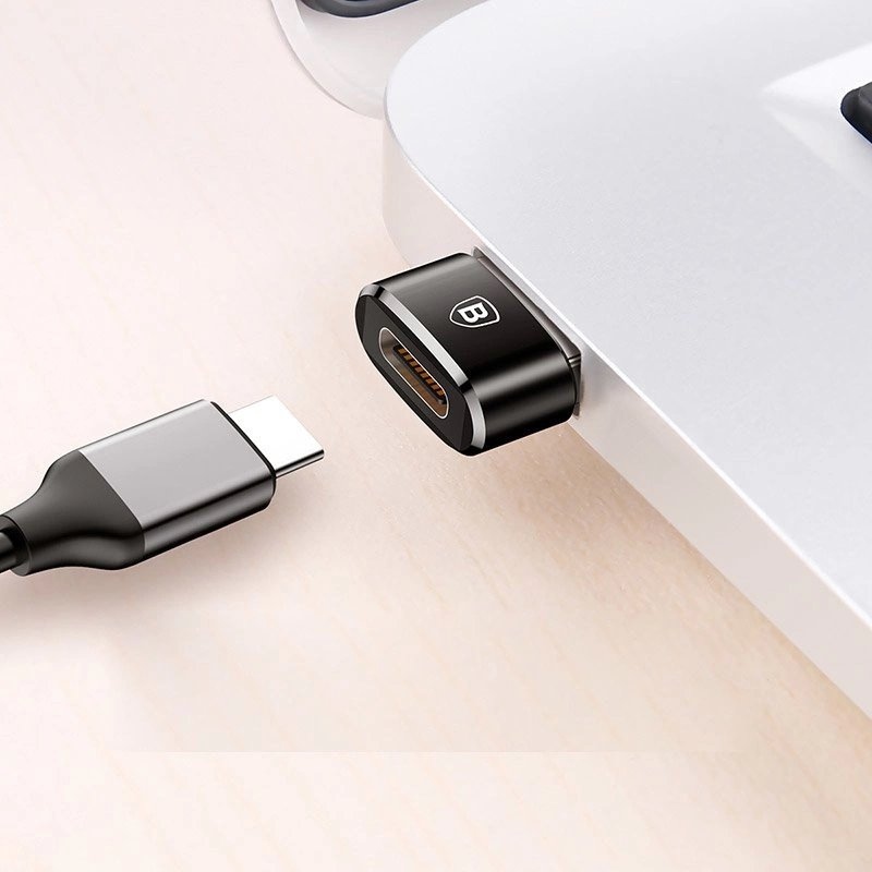 Baseus USB-C USB-A adapter fekete