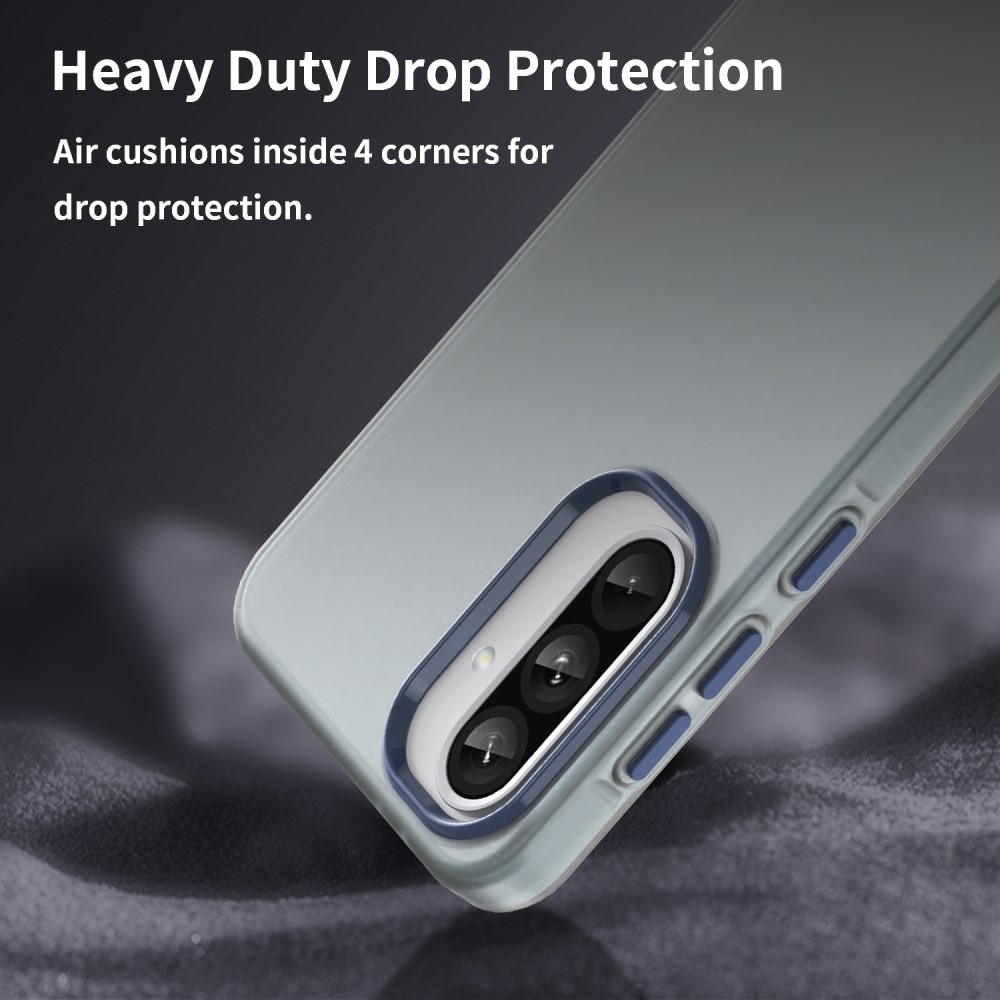 Candys matt zselés tok Samsung Galaxy A36 5G/A56 5G - sötétkék színben