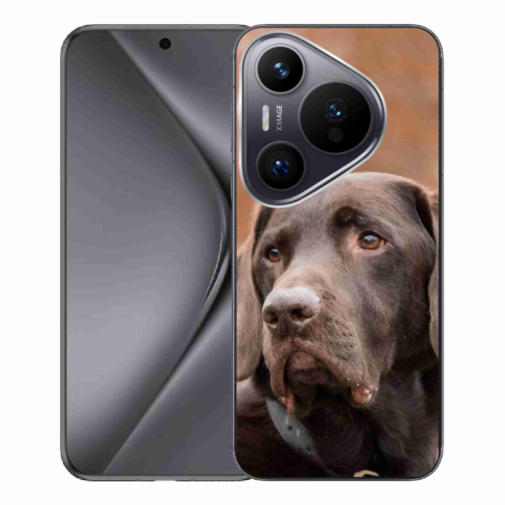Gél tok mmCase a Huawei Pura 70 Pro készülékhez - barna labrador