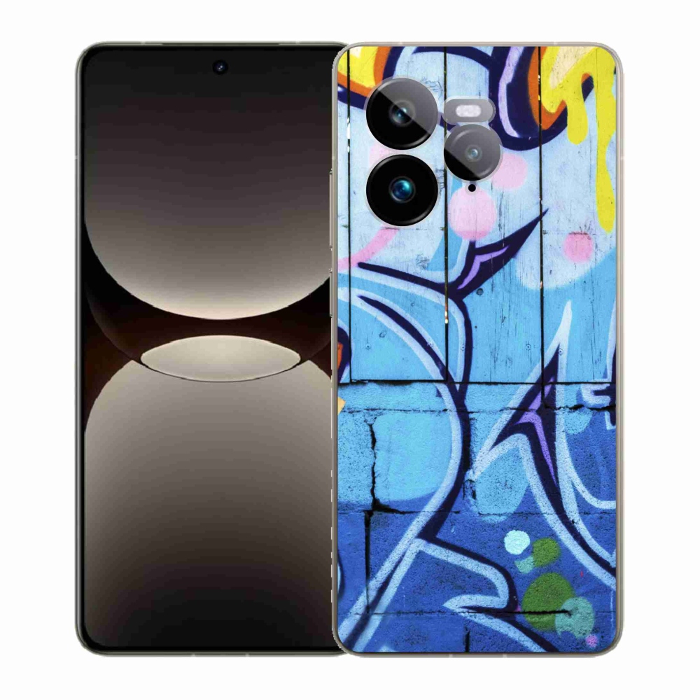 Gél borítás mmCase a Realme GT 7 Pro 5G-n - graffiti