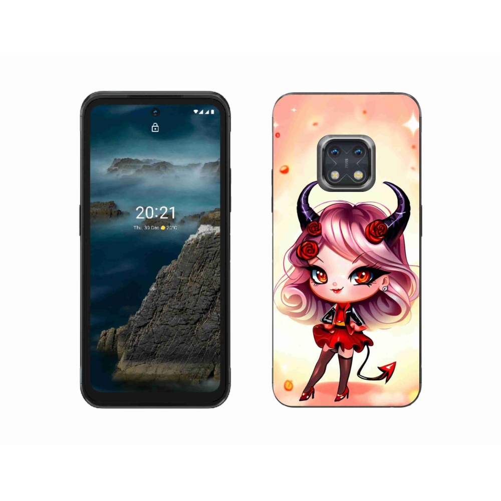 Zselés borítás mmCase a Nokia XR20 készülékhez - rajzfilmördög