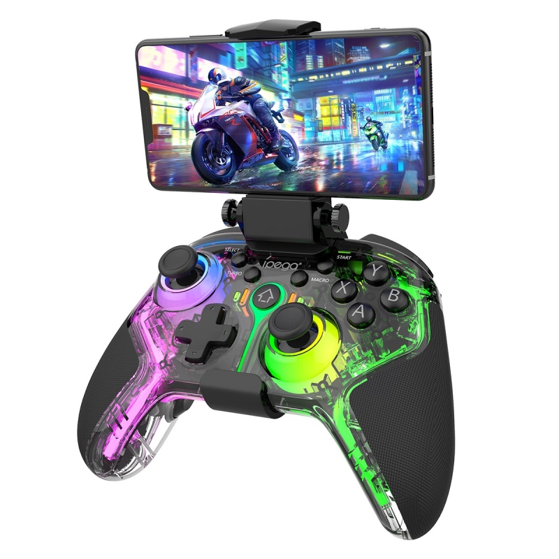 iPega 9666TH Bluetooth RGB Gamepad Android/iOS/PS3/PS4/PC/N-Switch Fekete