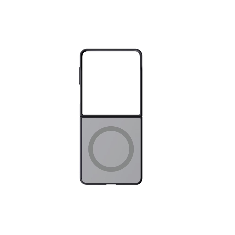 GP-FPF776HID Samsung Mirror mágneses tok a Galaxy Z Flip 8-hoz, ezüst