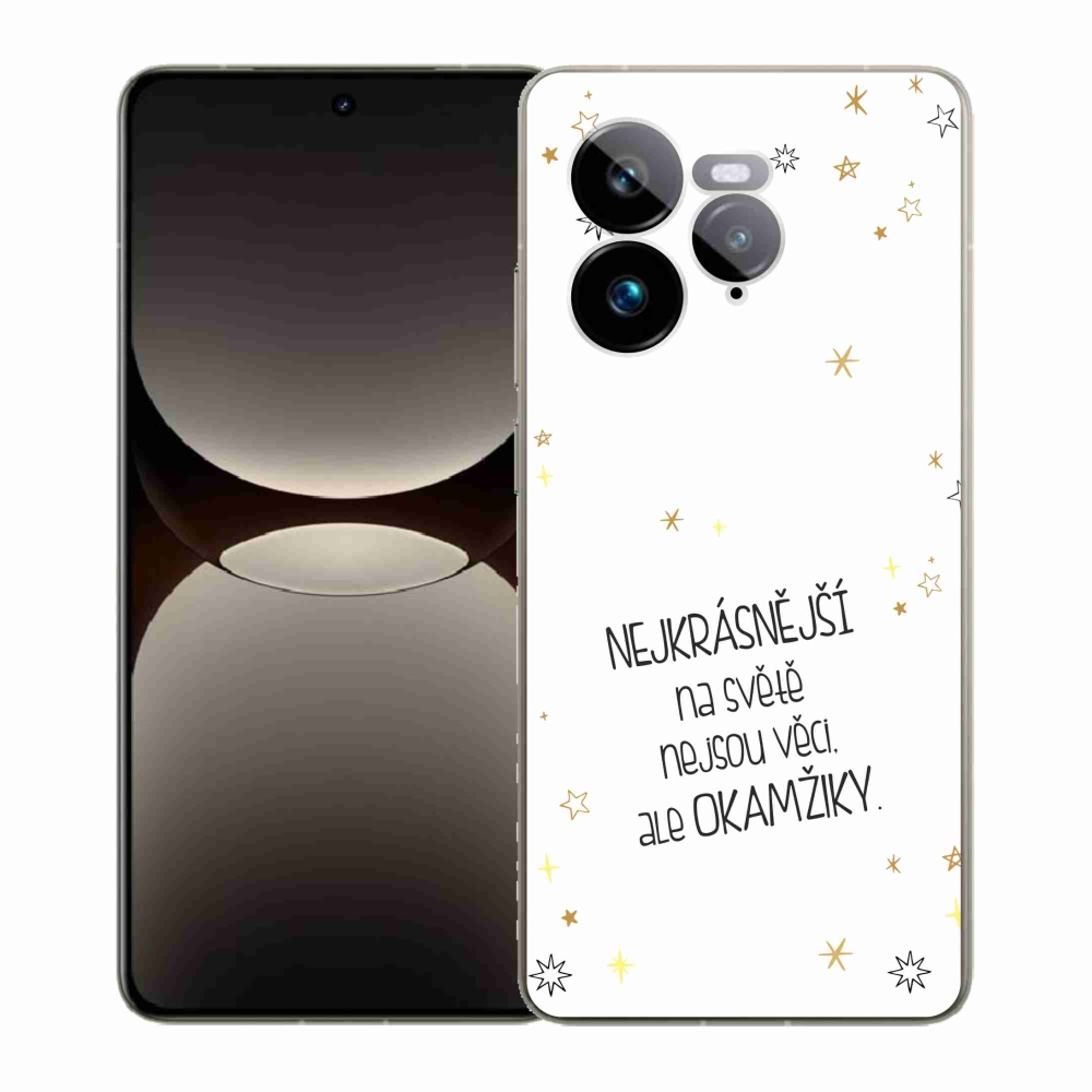 Gél borítás mmCase a Realme GT 7 Pro 5G-n - Quote 4 fehér háttér