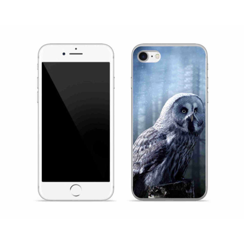 Zselés borítás mmCase iPhone SE (2022) - bagoly