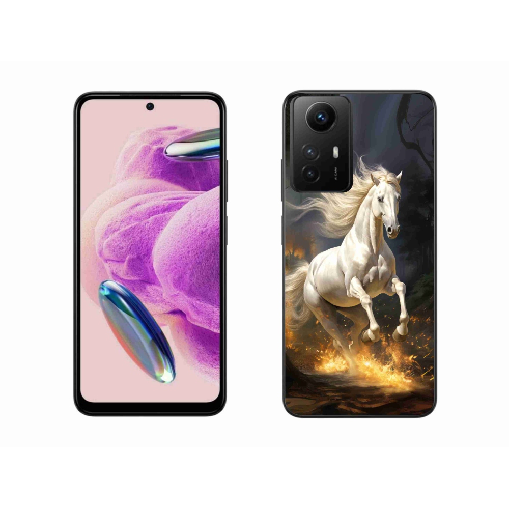 Gél borítás mmCase a Xiaomi Redmi Note 12S-hez - fehér ló 2