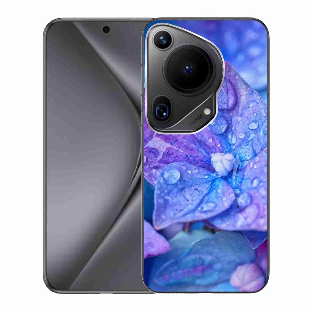 Zselés borító mmCase a Huawei Pura 70 Ultra készülékhez - lila virág