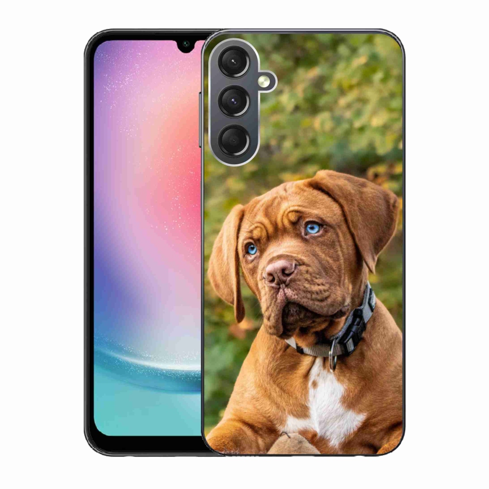 Gél borítás mmCase Samsung Galaxy A24 - kölyökkutyakékhez