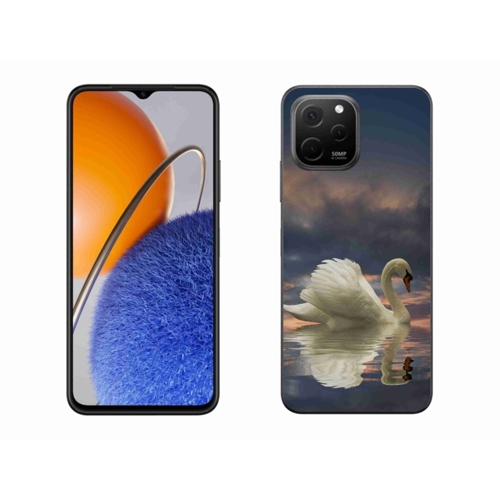 Gél borítás mmCase a Huawei Nova Y61 készülékhez - hattyú