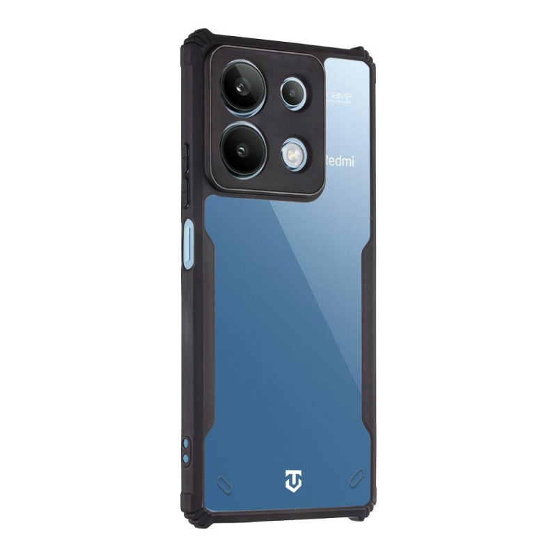 Taktikai Quantum Stealth Cover for Xiaomi Redmi Note 13 5G Clear/Black (átlátszó/fekete)