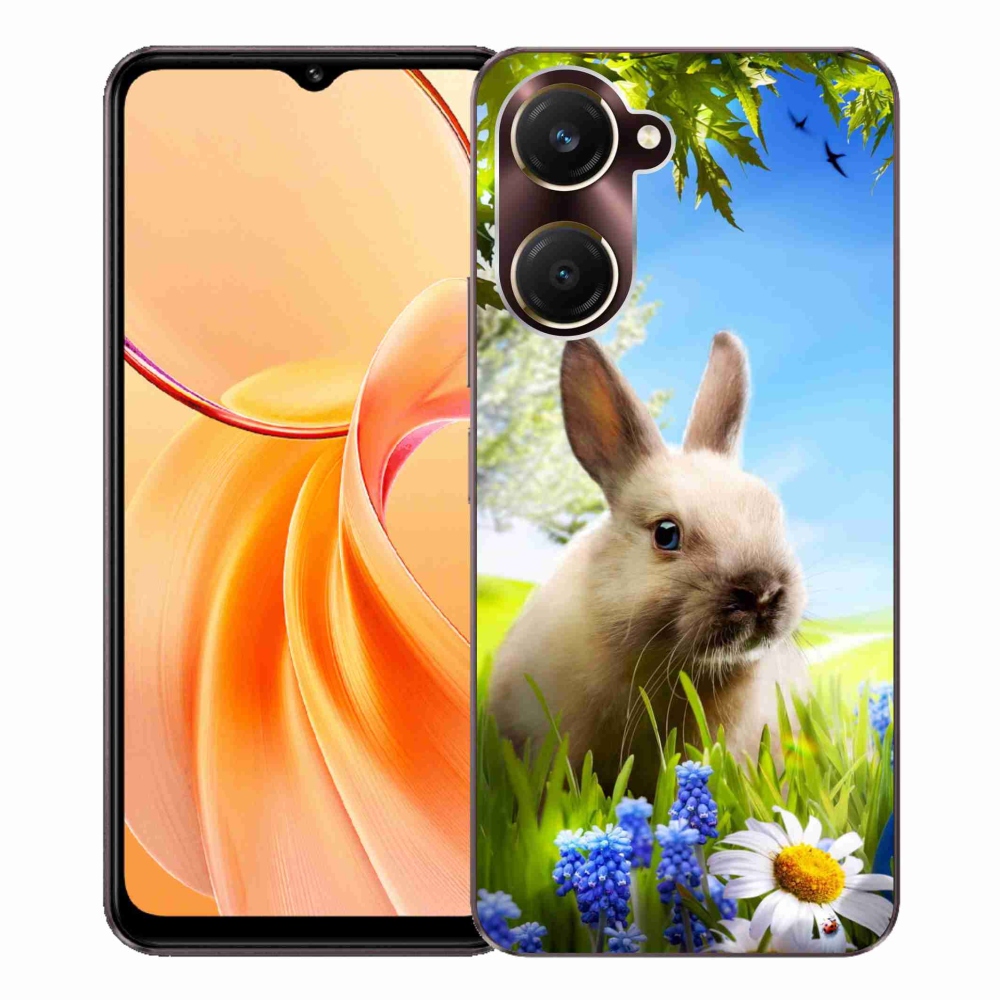 Gél védőburkolat mmCase a Vivo Y28s 5G-hez - nyuszi