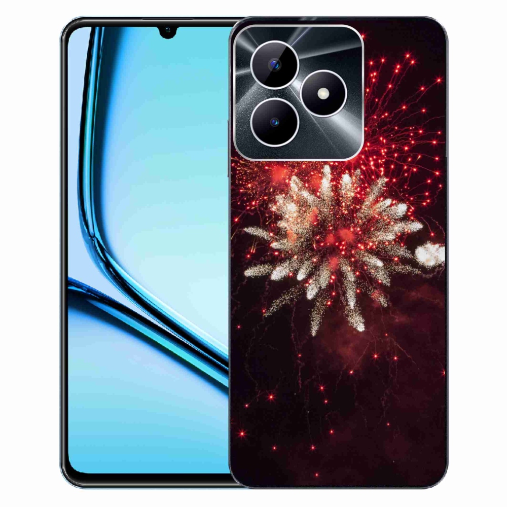 Zselés borítás mmCase a Realme Note 50-hez - tűzijátékok