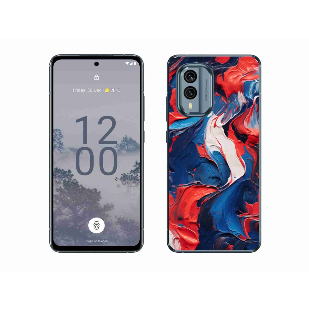 Zselés borítás mmCase a Nokia X30 5G készülékhez - absztrakt motívum 7