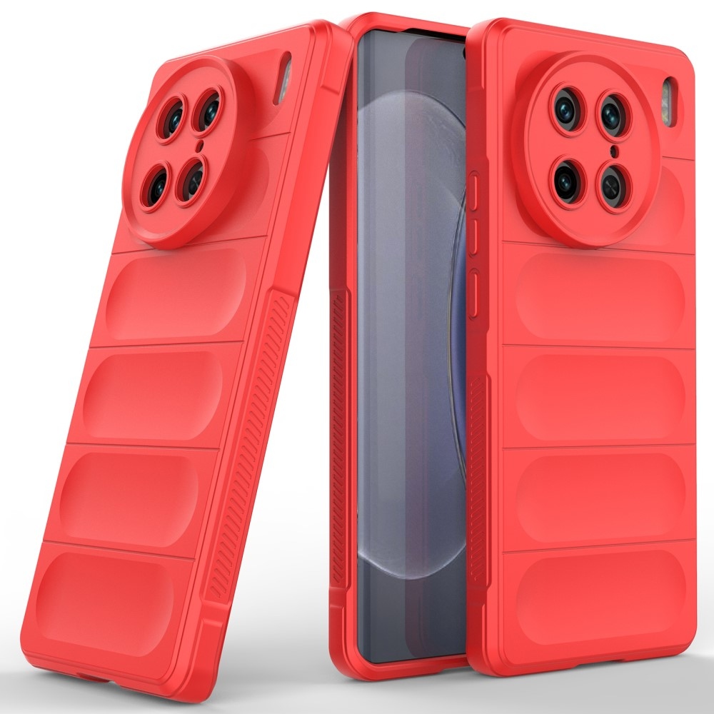 Rugg tartós zselés tok a Vivo X90 Pro készülékhez - piros