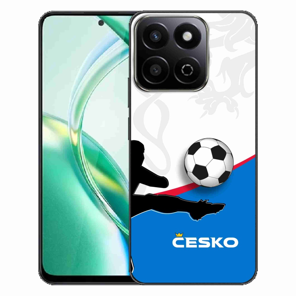 Zselés borítás mmCase a Honor 200 Smart 5G készülékhez - futball Csehország 3