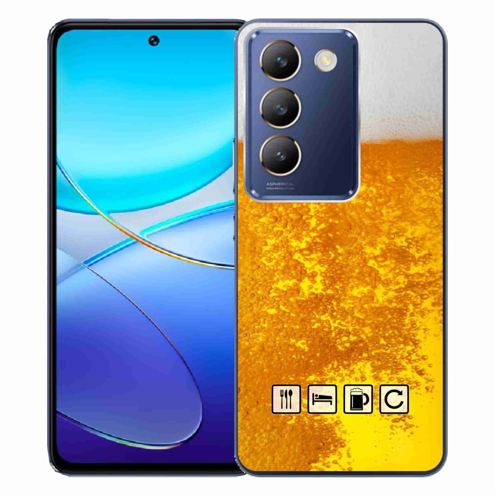 Gél borítás mmCase a Vivo V40 SE 4G/5G készülékhez - sör motívum 3