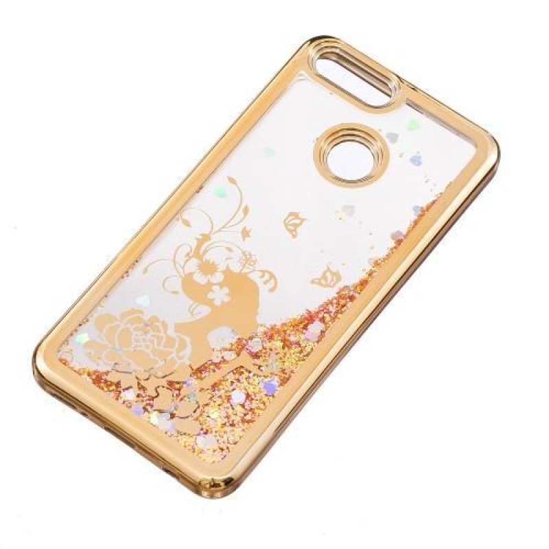 Dinamikus homokóra zselés tok a Honor 7X-hez - lány