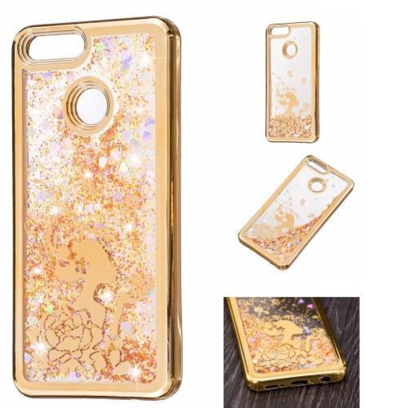 Dinamikus homokóra zselés tok a Honor 7X-hez - lány