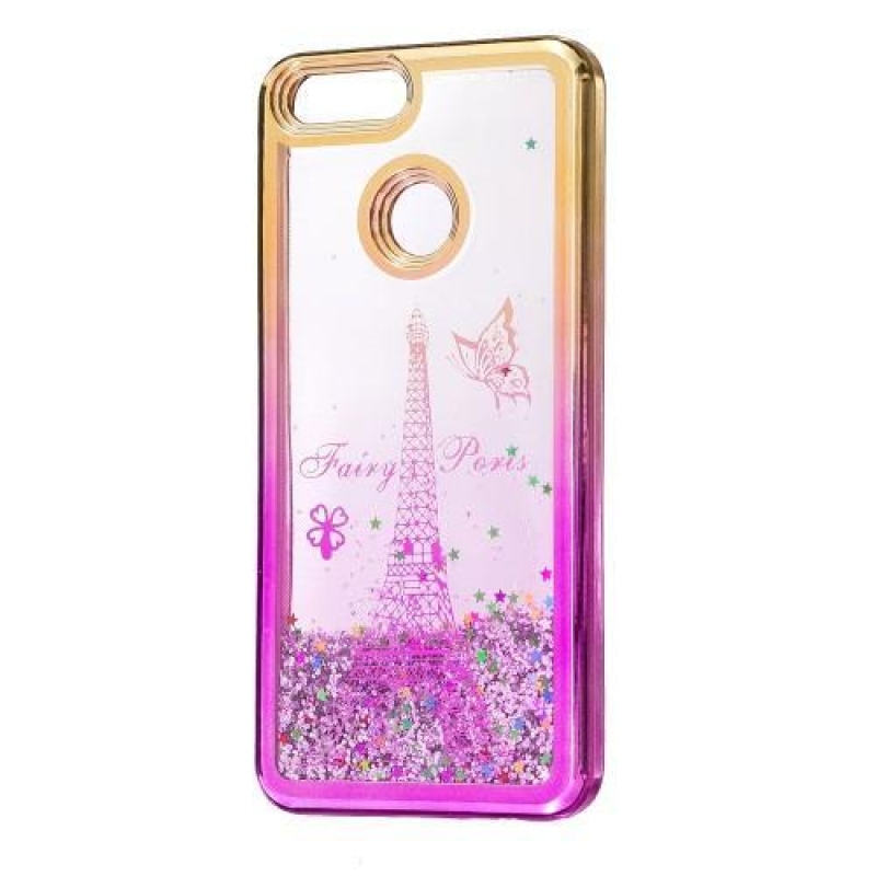 Dinamikus homokóra zselés tok a Honor 7X számára - Eiffel-torony