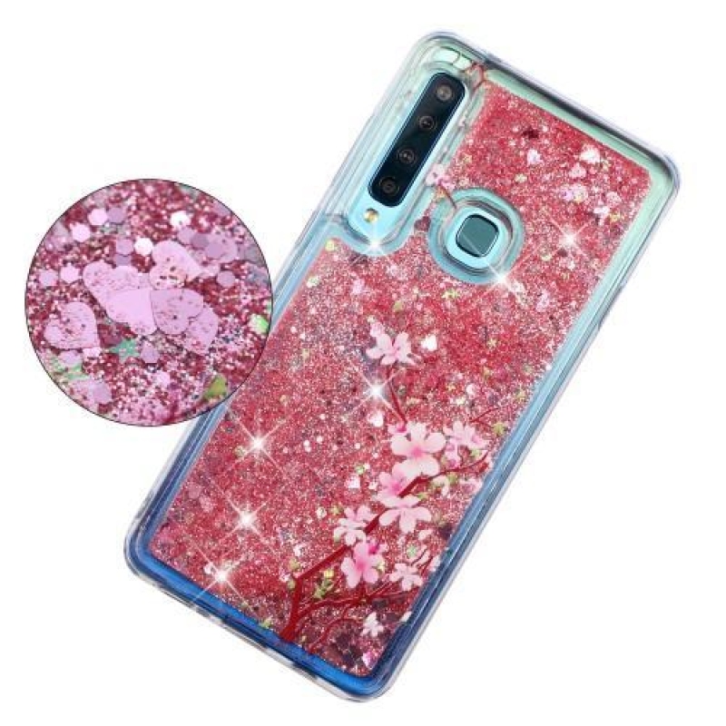 Dinamikus homokóra zselés tok Samsung Galaxy A9 - virágok