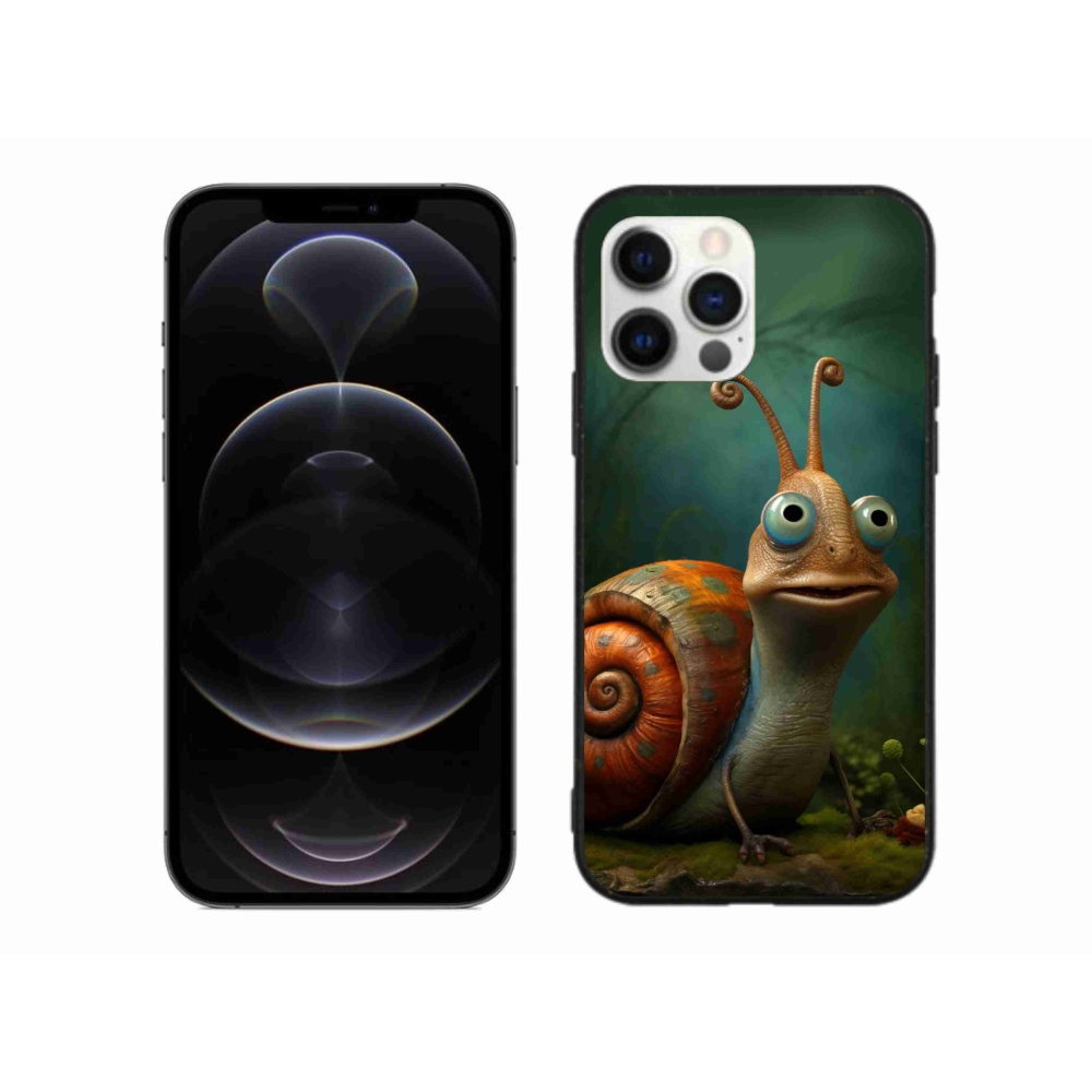 Zselés borítás mmCase iPhone 12 Pro Max készülékhez - csiga