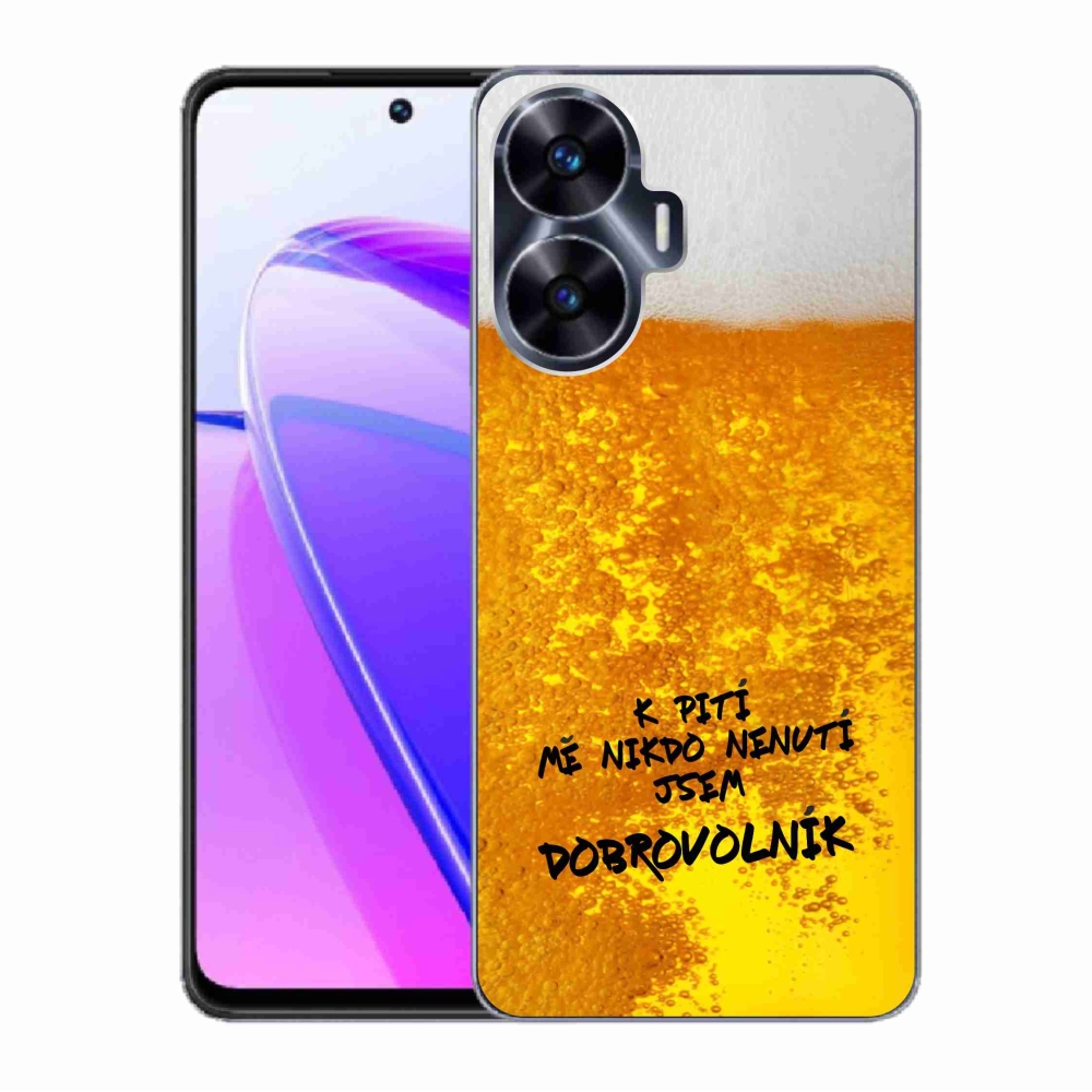 Zselés borítás mmCase a Realme C55 készülékhez - sör motívum 4