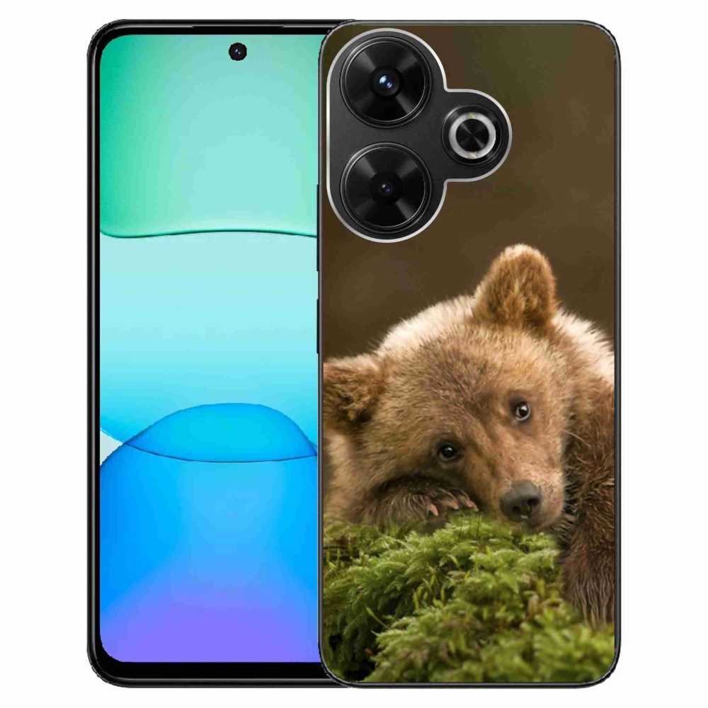 Gél borítás mmCase a Xiaomi Redmi 13 4G/Poco M6 4G - medve számára