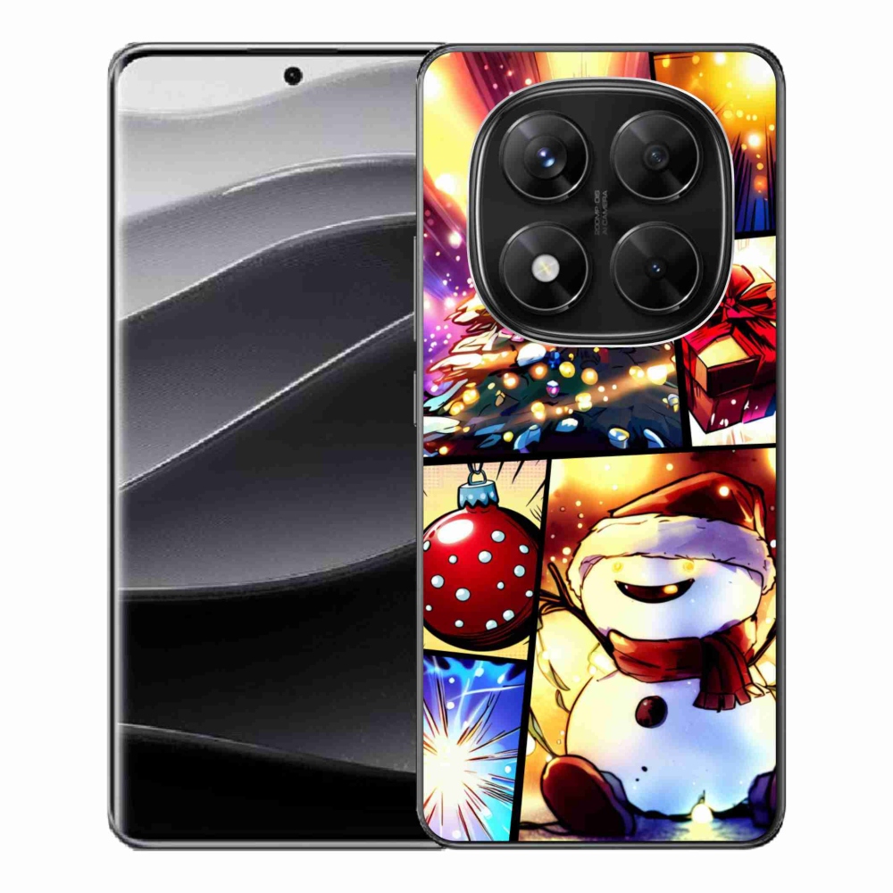 Gél borítás mmCase a Xiaomi Redmi Note 14 Pro 5G/Poco X7 5G számára - karácsonyi motívumok 1