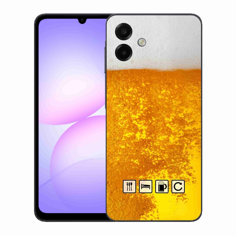 Gél borítás mmCase Samsung Galaxy A07 4G - sör motívum 3