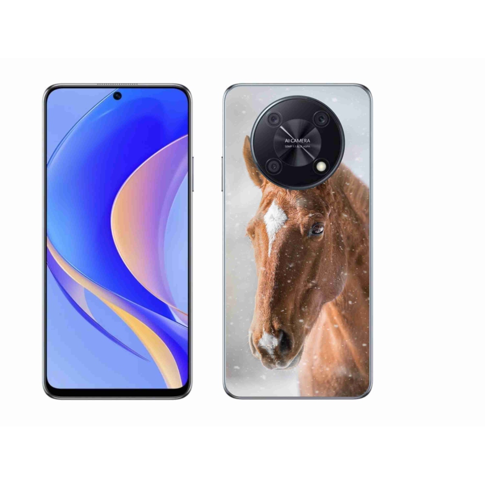 Gél borítás mmCase a Huawei Nova Y90-hez - barna ló 2