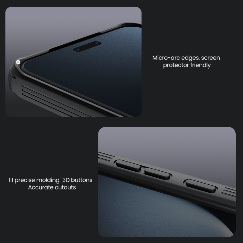 Nillkin CamShield PRO hátlap a Honor Magic7 Pro fekete színű készülékhez