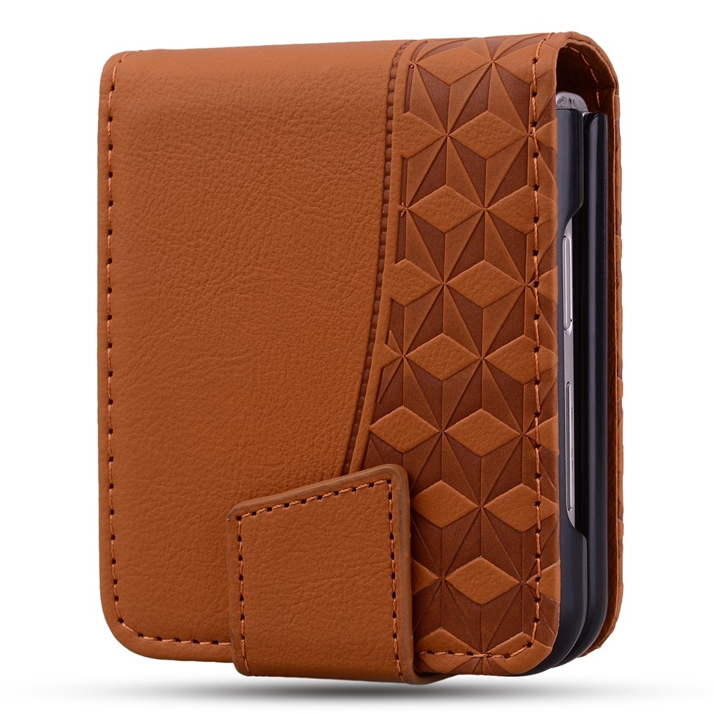 Gridy könyvtáska Samsung Galaxy Z Flip7 5G - barna