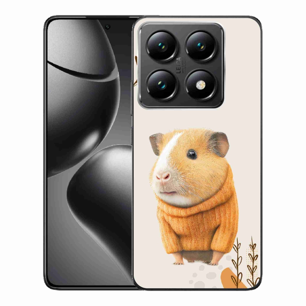 Gélburkolat mmCase a Xiaomi 14T Pro számára - tengerimalac a pulóverben