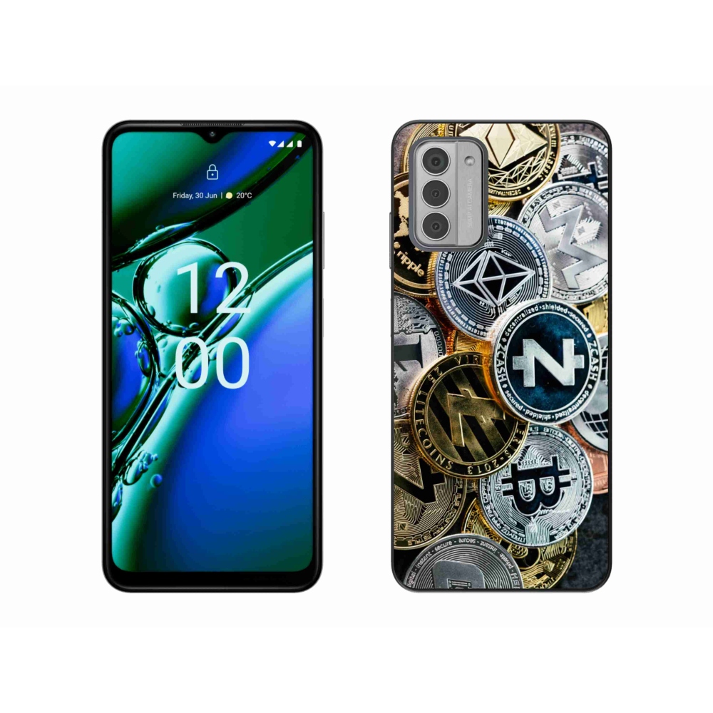 Zselés borítás mmCase a Nokia G42 készülékhez - kriptovaluták