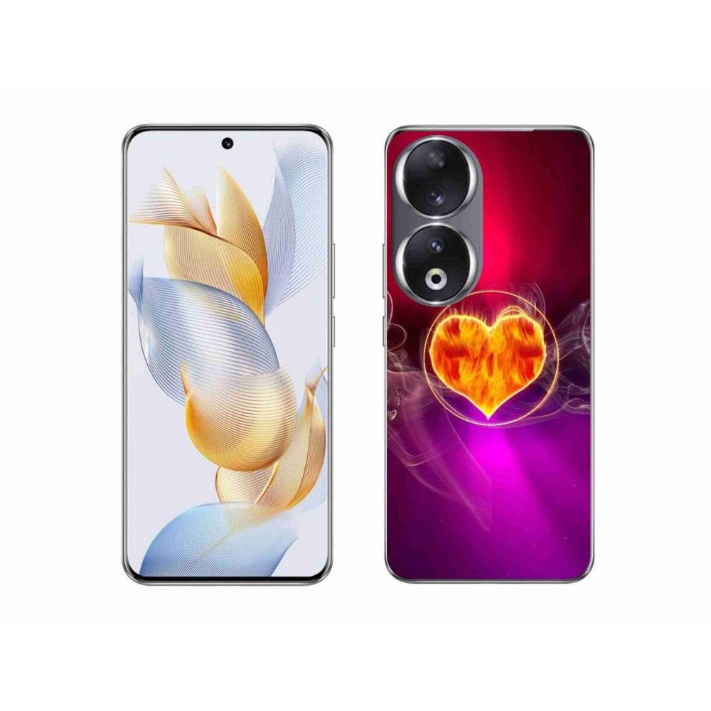 Zselés borítás mmCase a Honor 90-hez - tüzes szív