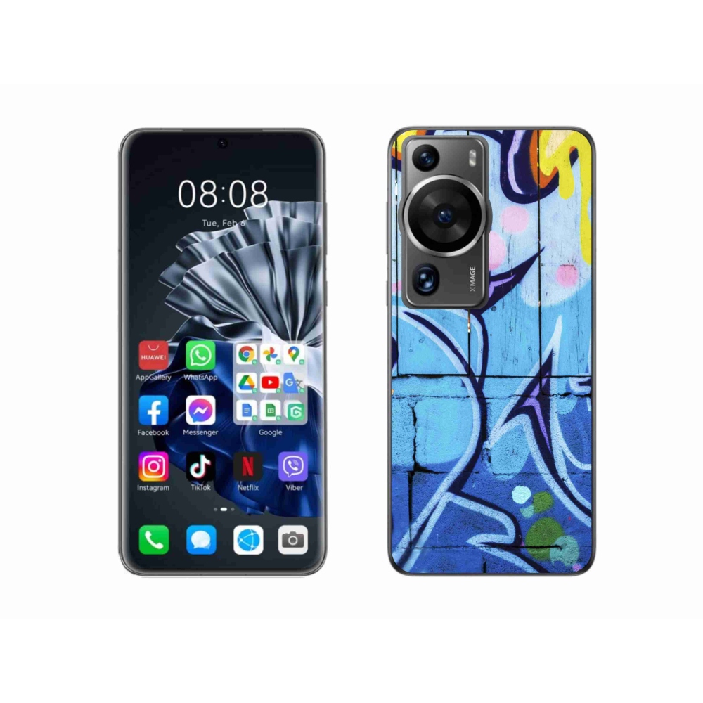 Gél borítás mmCase a Huawei P60 Pro készülékhez - graffiti
