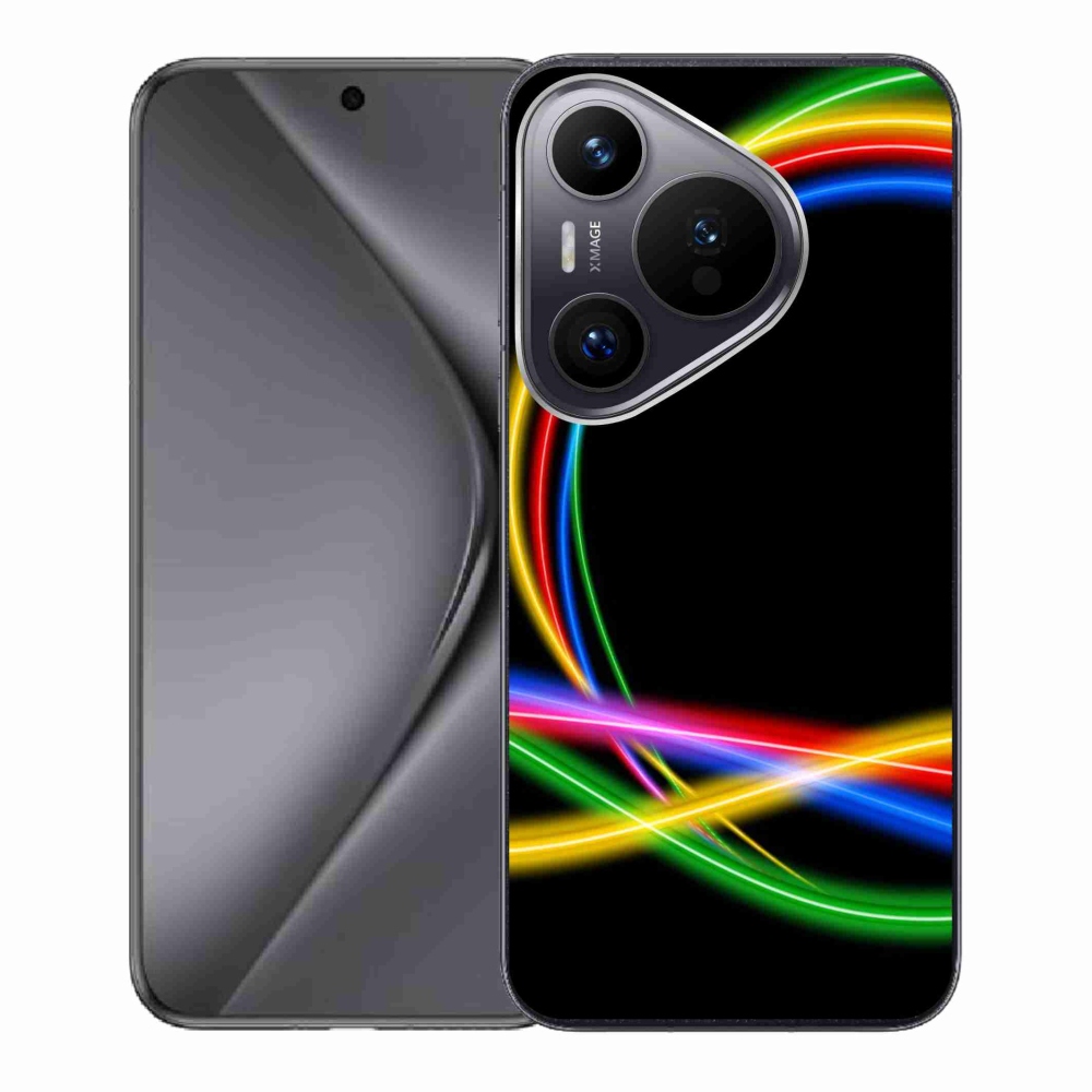 Gél tok mmCase a Huawei Pura 70 készülékhez - neon körök