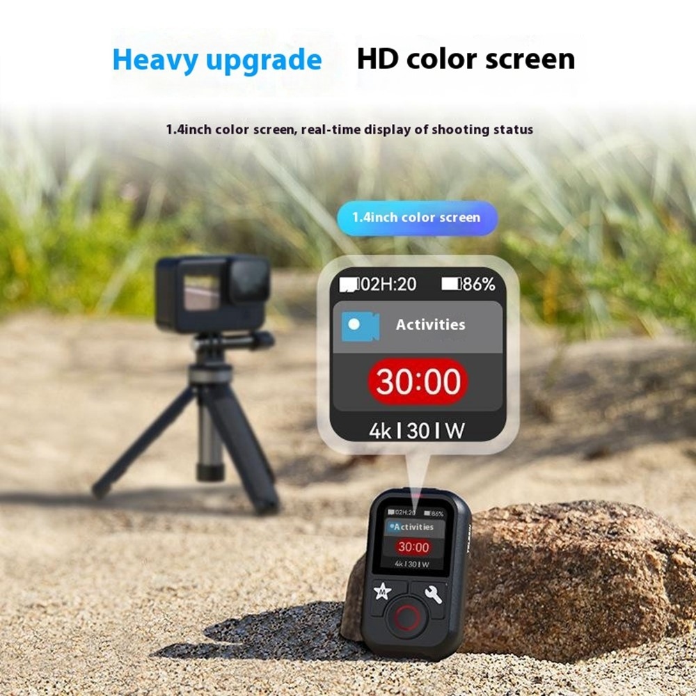 TELESIN Bluetooth távirányító GoPro Hero 13/12/11/10/9/8 és GoPro Max készülékekhez