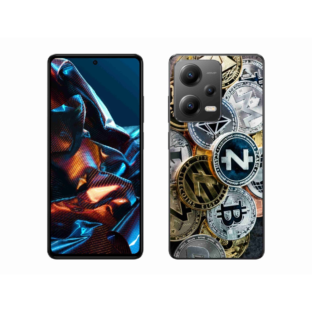 Gél borítás mmCase a Xiaomi Redmi Note 12 Pro 5G számára - kriptovaluták