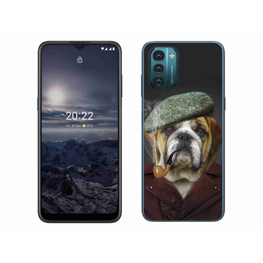 Zselés borítás mmCase a Nokia G11/G21 készülékhez - kutya csővel
