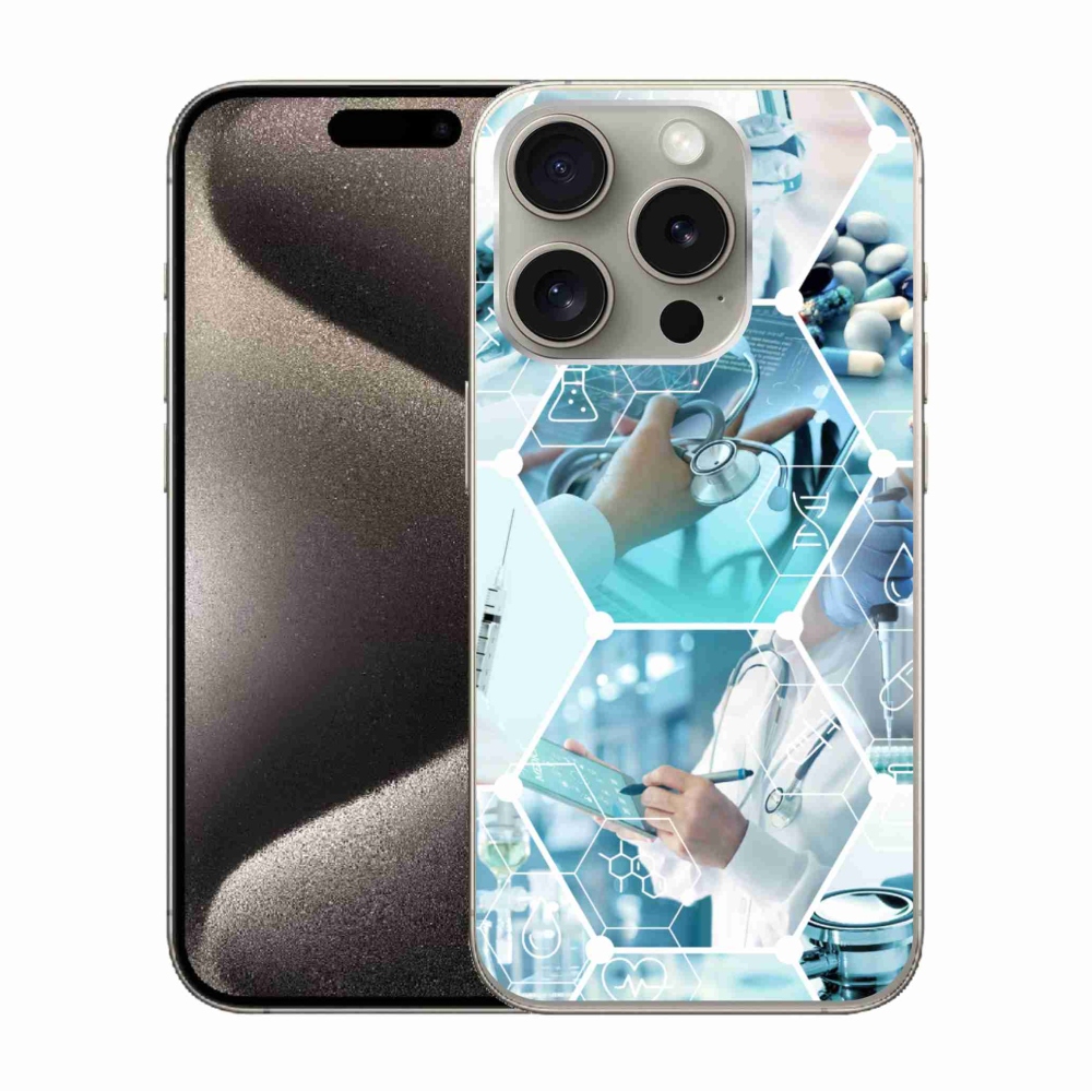 Gél borítás mmCase iPhone 15 Pro készülékhez - Egészségügy