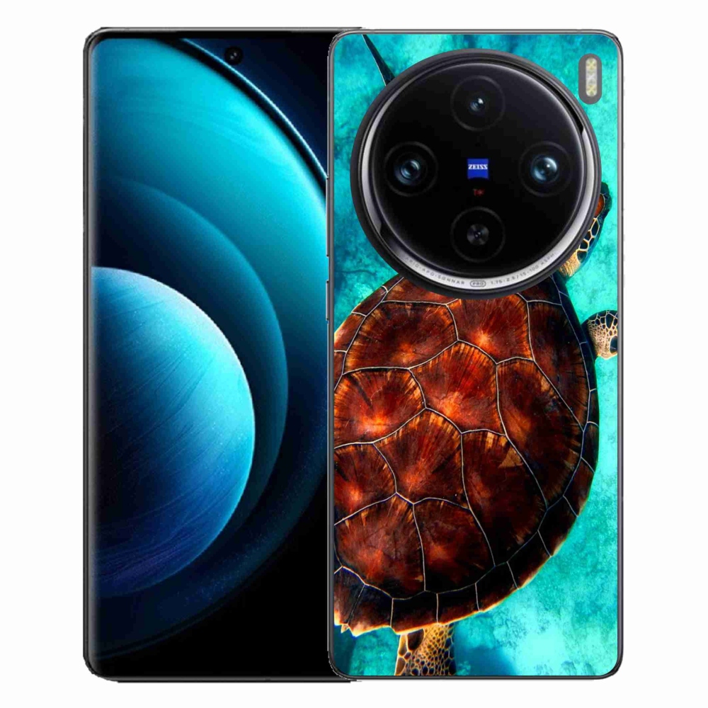 Zselés borítás mmCase a Vivo X100 Pro 5G készülékhez - teknősbéka