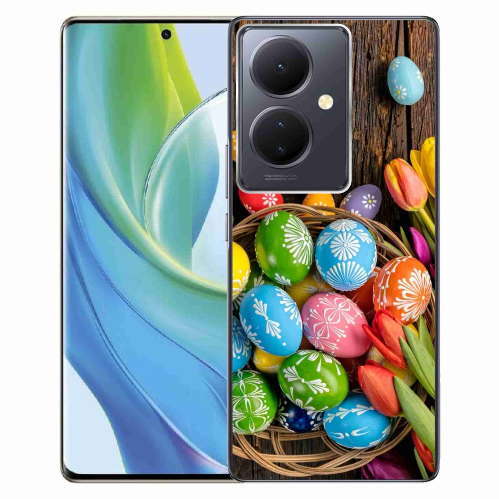 Gélburkolat mmCase a Vivo V29 Lite 5G számára - Húsvéti tojások