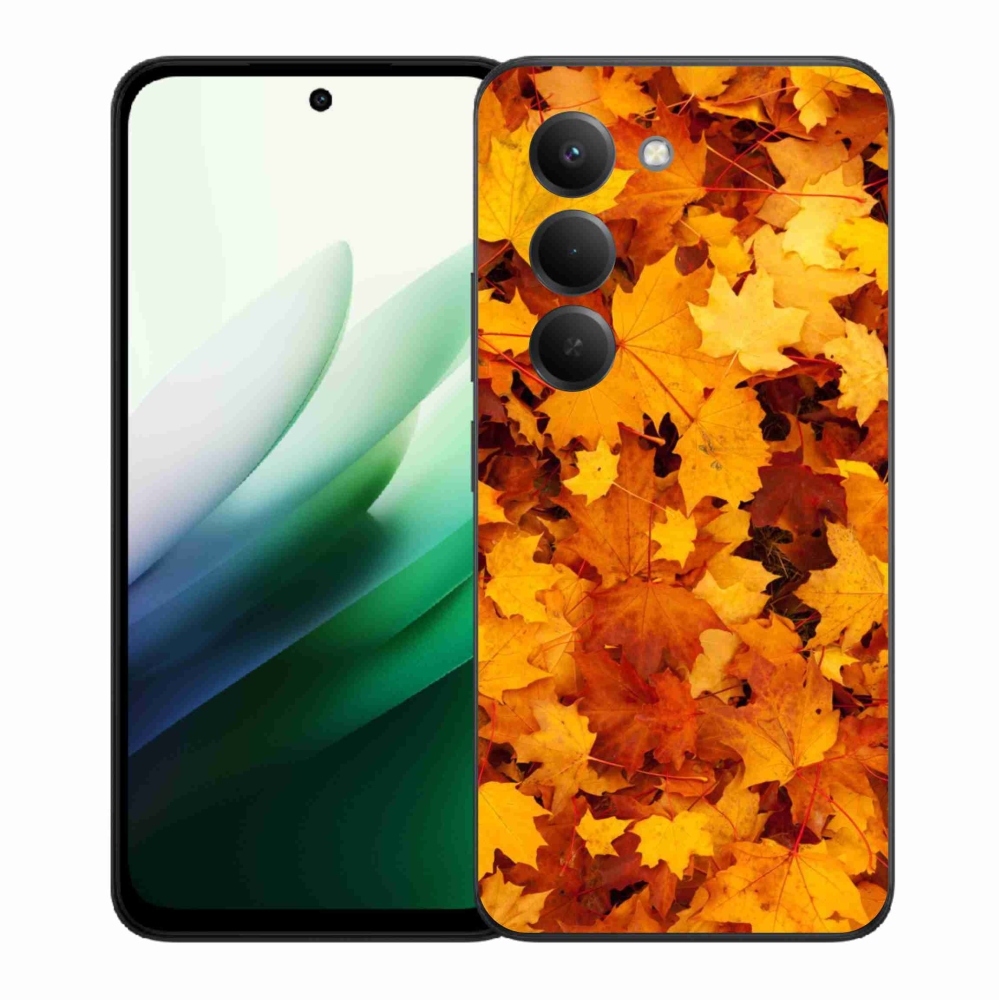 Gél borítás mmCase a Xiaomi Redmi 15 5G-hez - juharlevelek