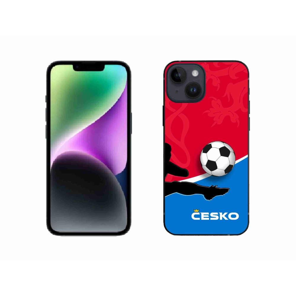 Zselés borítás mmCase iPhone 14 - futball Csehország 2