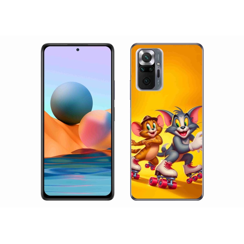 Gél borítás mmCase a Xiaomi Redmi Note 10 Pro készülékhez - tom a jerry