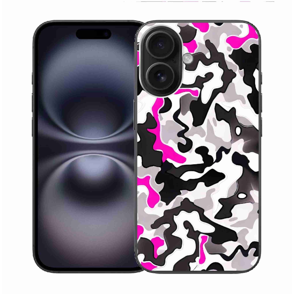 Zselés borítás mmCase iPhone 16 készülékhez - terepszínű minta 5