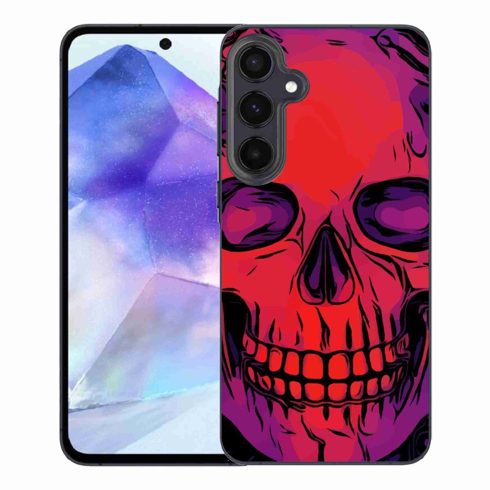 Gél tok mmCase a Samsung Galaxy A55 5G készülékhez - koponya