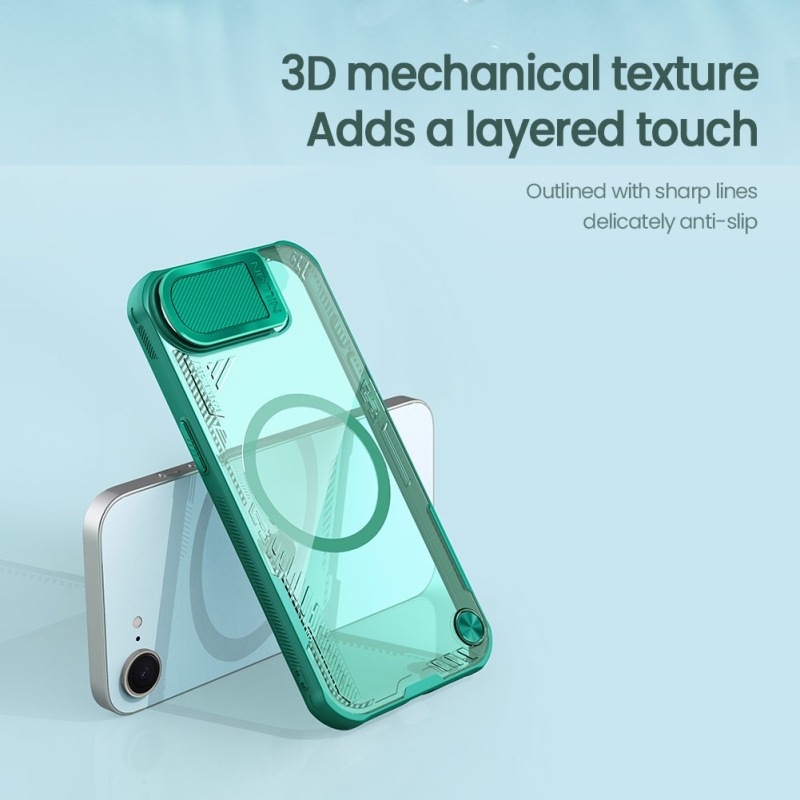 Nillkin Iceblade Prop mágneses borító Apple iPhone 16e/17e készülékhez Fekete